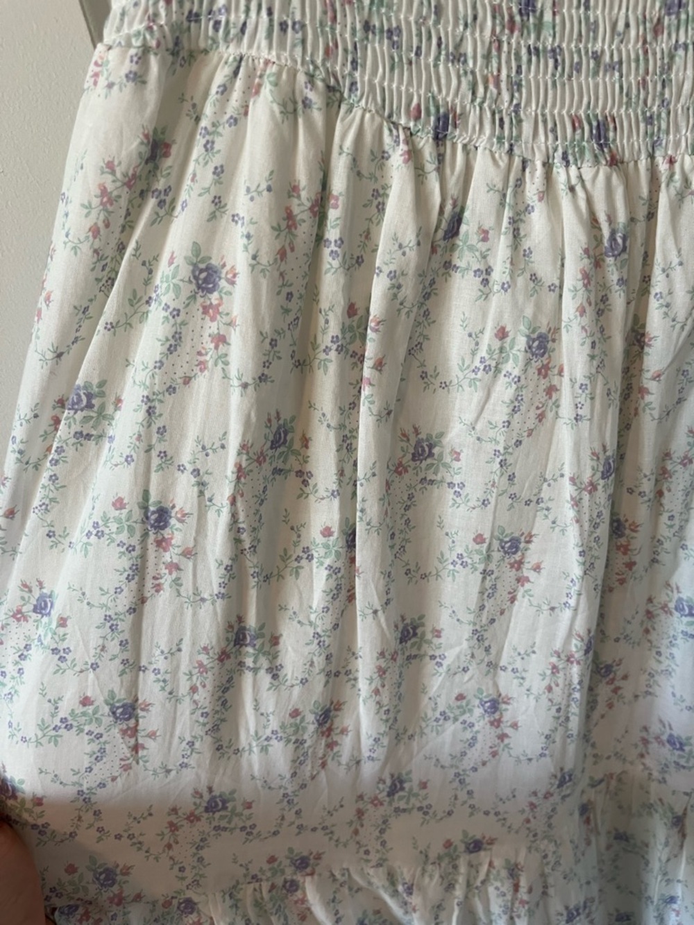 Morning Lavender Tie Strap Smocked Midi Dress - Picture 2 of 6